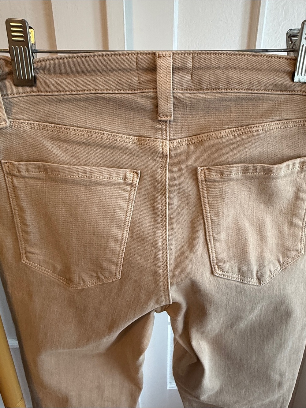 NWOT Size 24 L'AGENCE Margot High-Rise Cropped Skinny Jeans - Biscuit - Picture 5 of 8